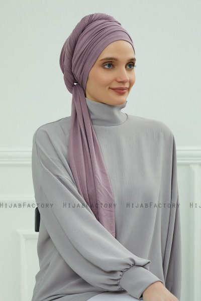 Rebecca - Lilac Baumwolle Turban