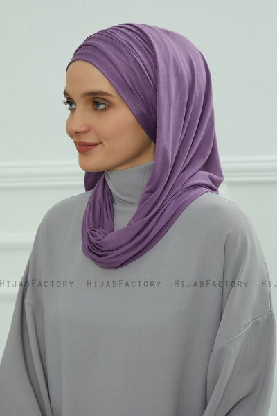 Rebecca - Violet Baumwolle Turban