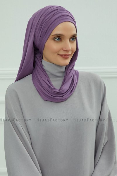 Rebecca - Violet Baumwolle Turban