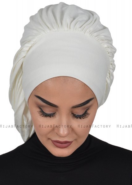 Isabella - Creme Baumwolle Turban - Ayse Turban