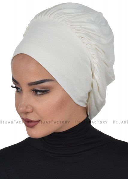 Isabella - Creme Baumwolle Turban - Ayse Turban