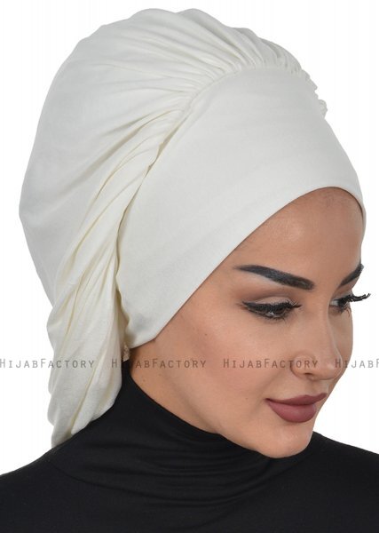 Isabella - Creme Baumwolle Turban - Ayse Turban