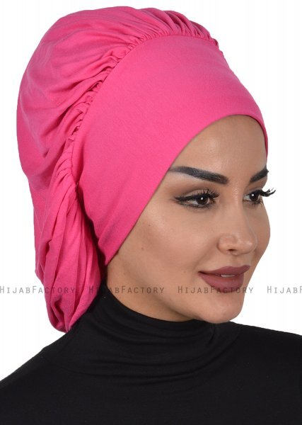 Isabella - Fuchsie Baumwolle Turban - Ayse Turban