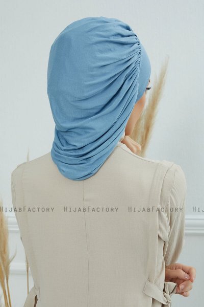 Isabella - Sky Blue Baumwolle Turban