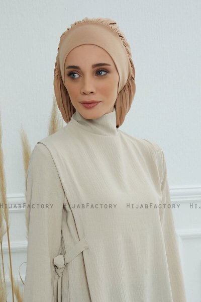 Isabella - Sand Baumwolle Turban