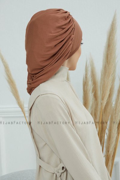 Isabella - Caramel Baumwolle Turban