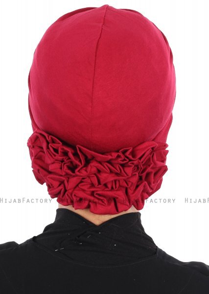 Elisabeth - Bordeaux Baumwolle Turban