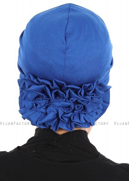 Elisabeth - Blau Baumwolle Turban