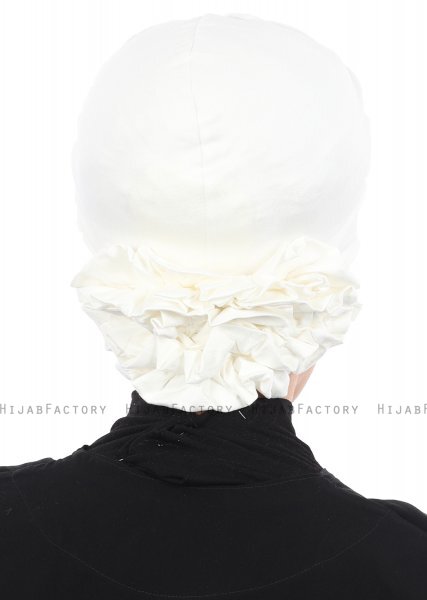 Elisabeth - Creme Baumwolle Turban