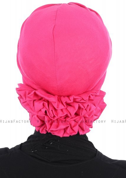 Elisabeth - Fuchsie Baumwolle Turban