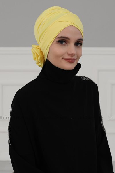 Elisabeth - Gelb Baumwolle Turban