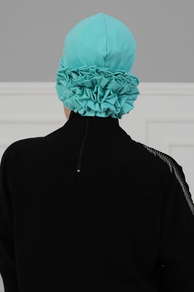 Elisabeth - Türkis Baumwolle Turban