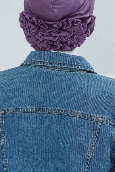 Elisabeth - Violet Baumwolle Turban