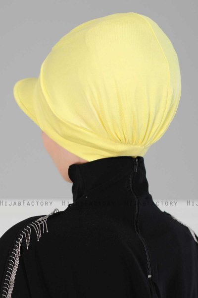 Sandra - Gelb Baumwolle Turban - Ayse Turban