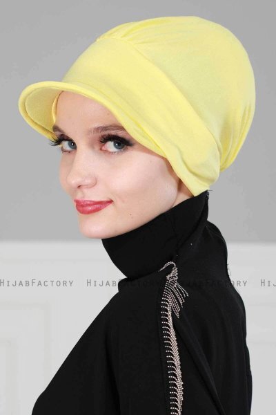 Sandra - Gelb Baumwolle Turban - Ayse Turban
