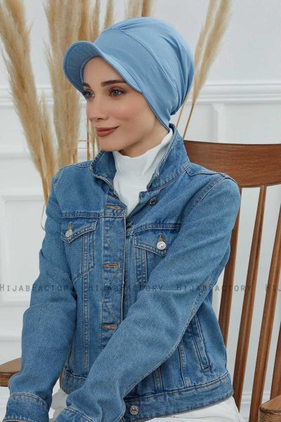 Sandra - Sky Blue Baumwolle Turban