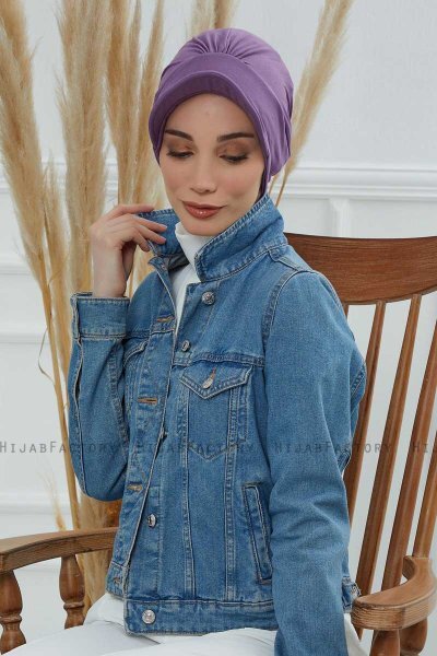 Sandra - Violet Baumwolle Turban