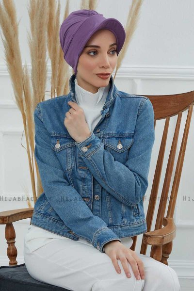 Sandra - Violet Baumwolle Turban