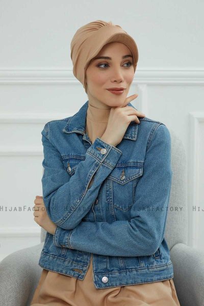 Sandra - Sand Baumwolle Turban