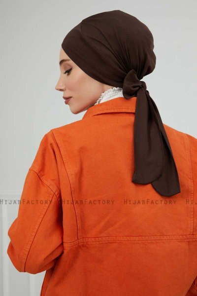 Ellie - Braun Baumwolle Turban