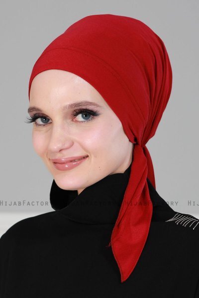 Felicia - Bordeaux Baumwolle Turban