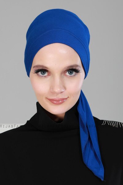 Felicia - Blau Baumwolle Turban