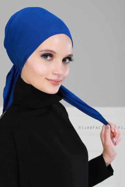 Felicia - Blau Baumwolle Turban