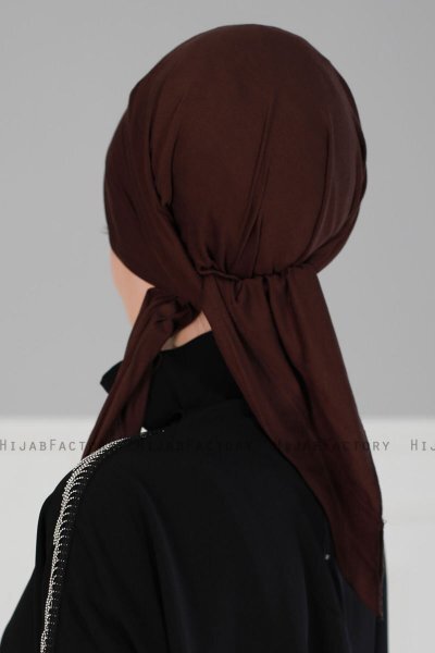 Felicia - Braun Baumwolle Turban