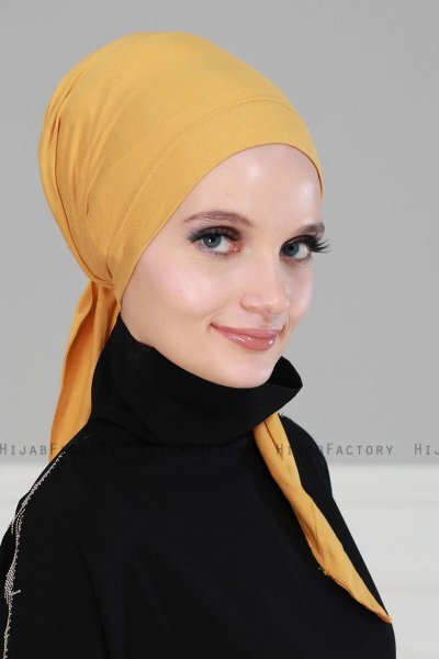 Felicia - Senf Baumwolle Turban