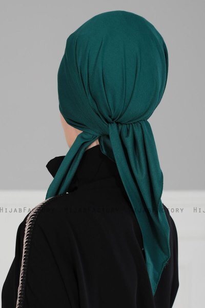 Felicia - Dunkelgrün Baumwolle Turban