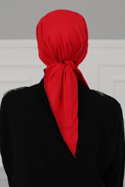 Felicia - Rot Baumwolle Turban