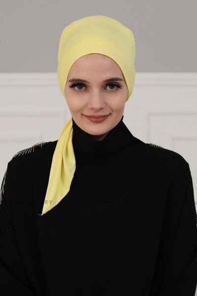 Felicia - Gelb Baumwolle Turban