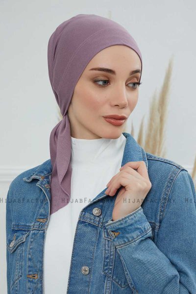 Felicia - Lilac Baumwolle Turban