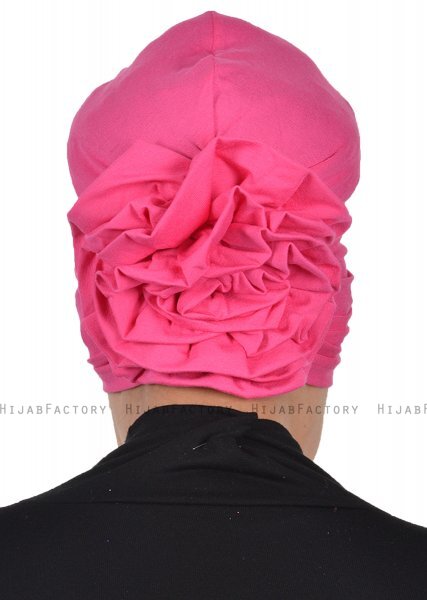 Kerstin - Fuchsie Baumwolle Turban - Ayse Turban