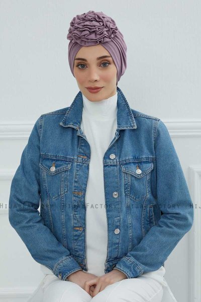 Kerstin - Lilac Baumwolle Turban