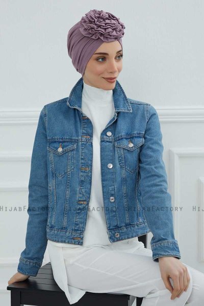 Kerstin - Lilac Baumwolle Turban