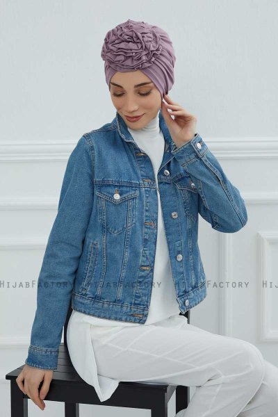Kerstin - Lilac Baumwolle Turban