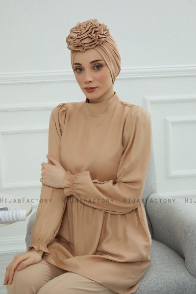 Kerstin - Sand Baumwolle Turban