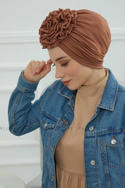 Kerstin - Caramel Baumwolle Turban