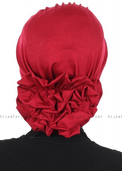 Monica - Bordeaux Baumwolle Turban - Ayse Turban