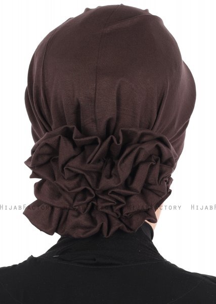 Monica - Braun Baumwolle Turban - Ayse Turban