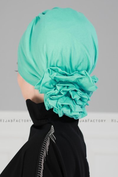 Monica - Türkis Baumwolle Turban - Ayse Turban
