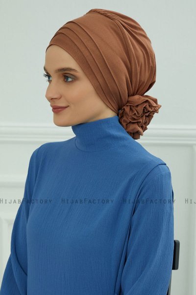 Monica - Caramel Baumwolle Turban