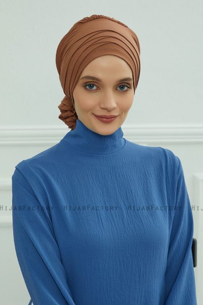 Monica - Caramel Baumwolle Turban