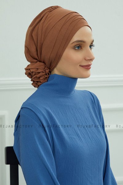 Monica - Caramel Baumwolle Turban