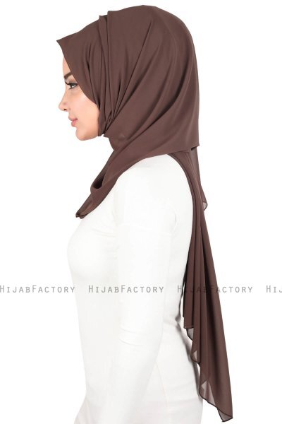 Joline - Braun Premium Chiffon Hijab