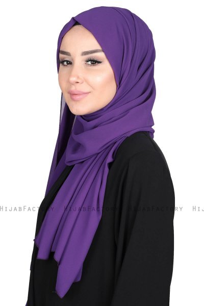 Joline - Lila Premium Chiffon Hijab