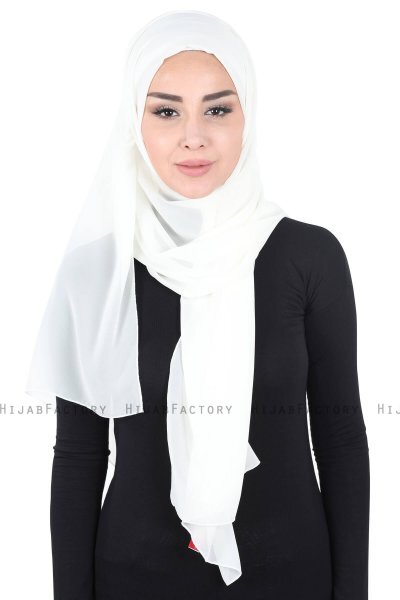 Joline - Creme Premium Chiffon Hijab