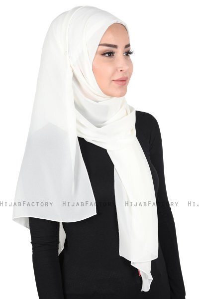 Joline - Creme Premium Chiffon Hijab