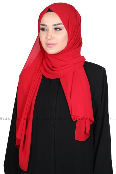 Joline - Rot Premium Chiffon Hijab